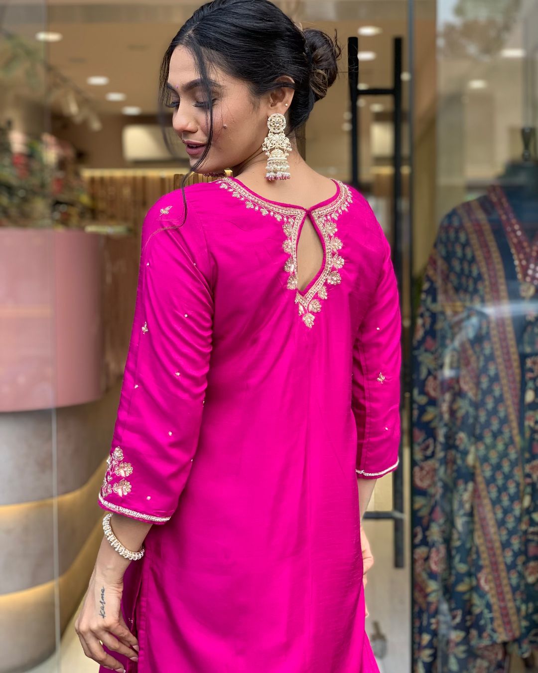 Akshar Designer Chanderi Silk Kurti With Bottom Dupatta Wholesale Price In Surat
